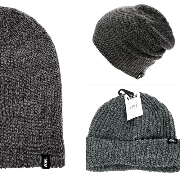 Vans Accessories - 1 Left 5⭐️ Vans Grey Frost Mismoedig Slouch Beanie